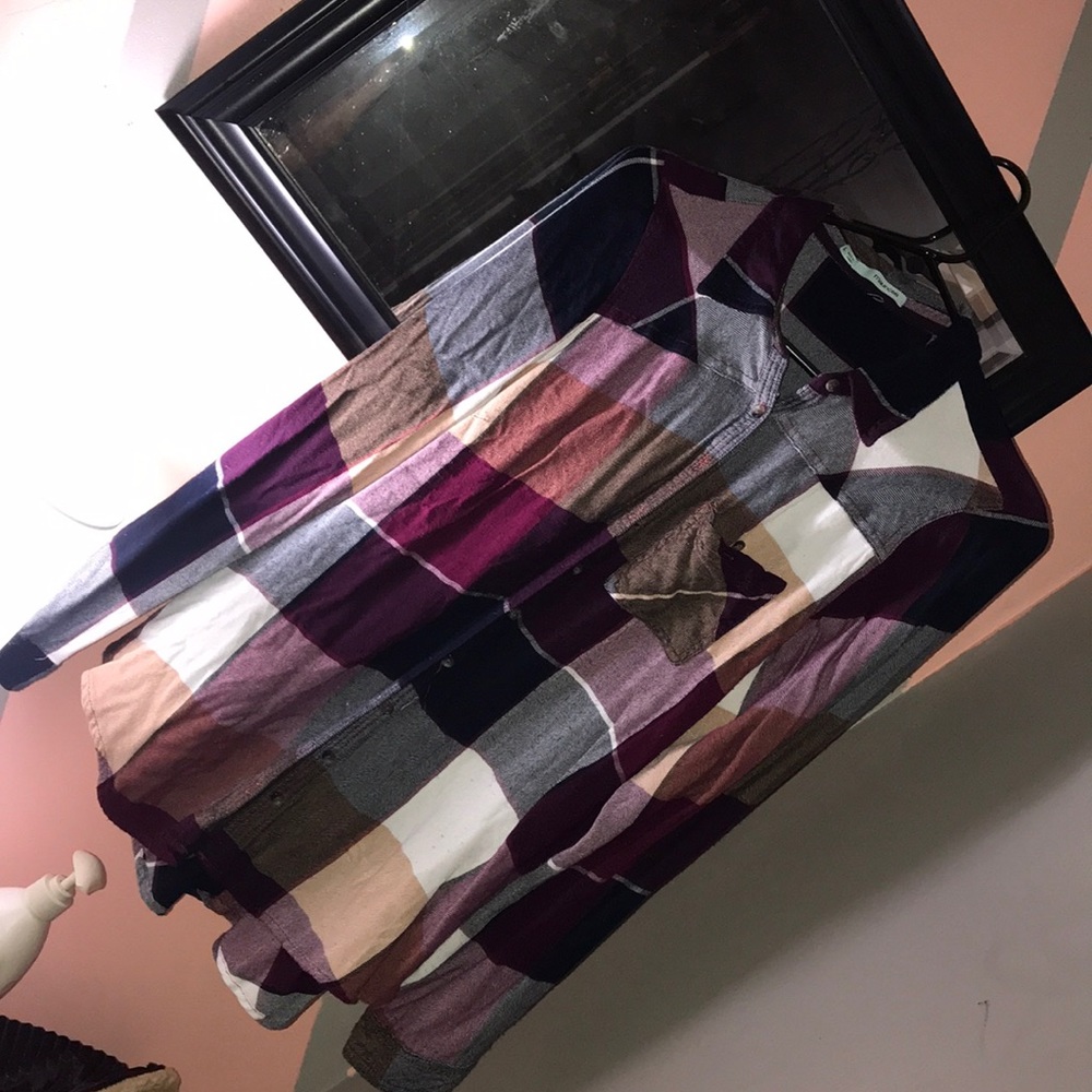 Maurice’s plaid button up